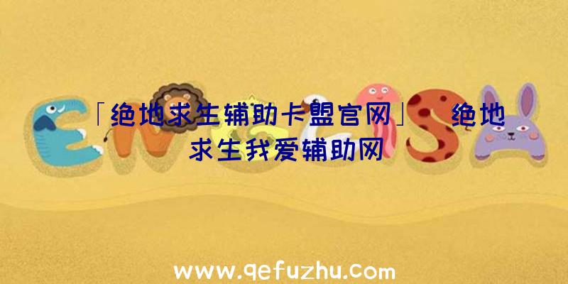 「绝地求生辅助卡盟官网」|绝地求生我爱辅助网